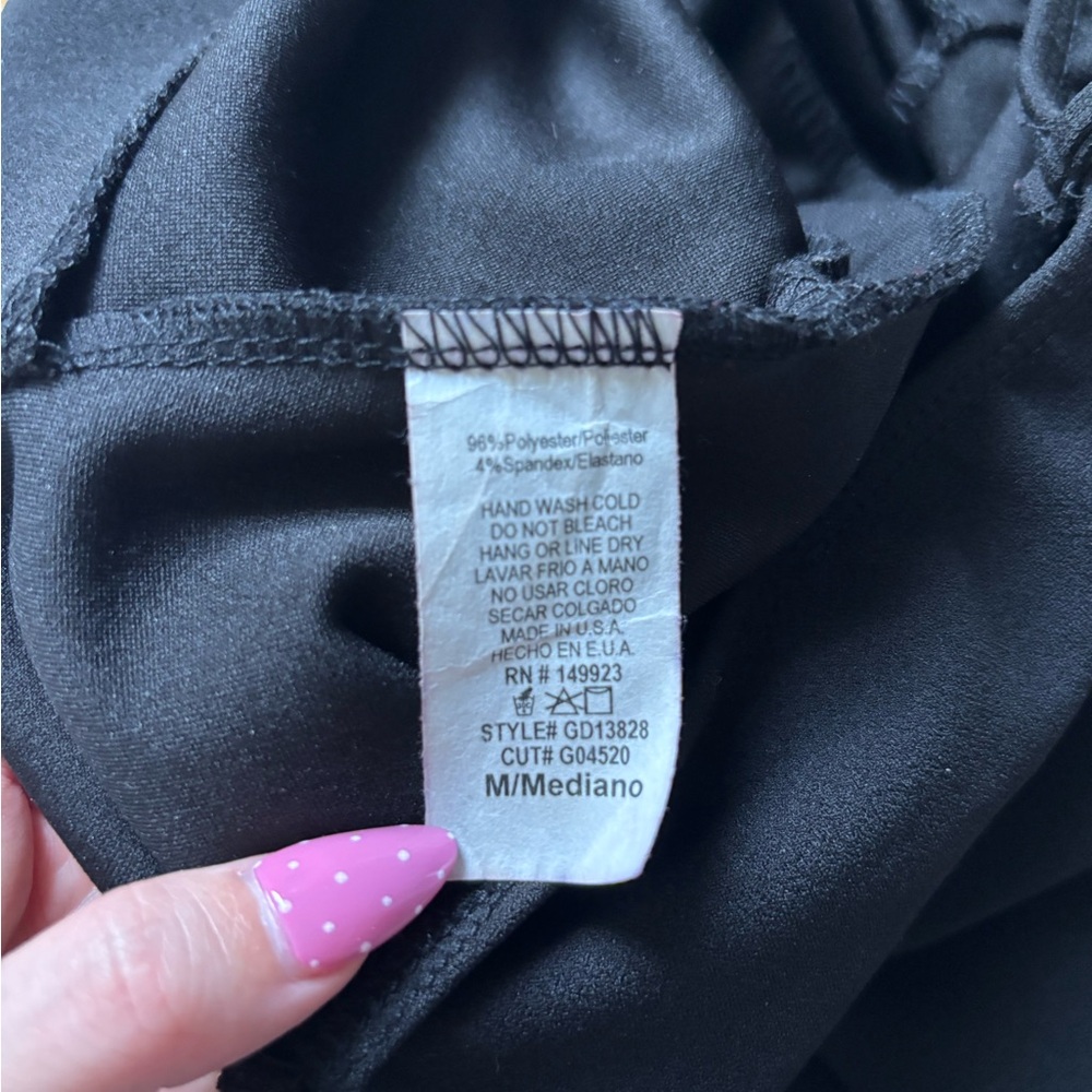 Windsor Black Spaghetti Strap Mini Dress - Picture 4 of 4